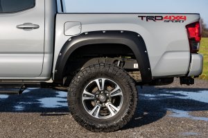 Toyota Tacoma Pocket Fender Flares - Rough Country - Simulated riveted look - Blazing Blue - '16-'23